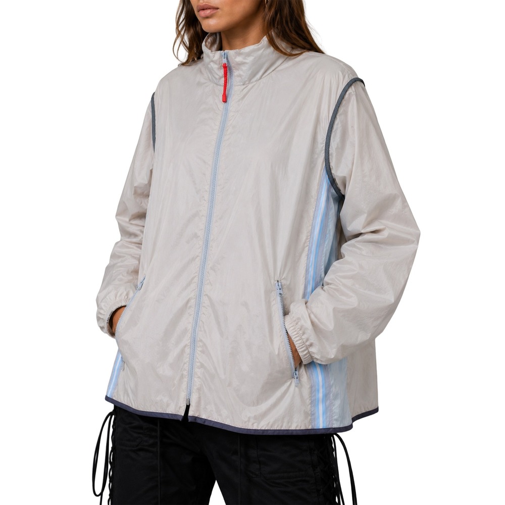 Prada Sport SS 2000 Women's Technical Windbreaker Jacket IT 52 Archive Y2K